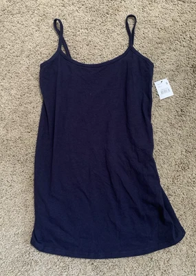 NWT! Motherhood Maternity Navy Blue Camisole Tank Top - Size Small - Image 1 of 4