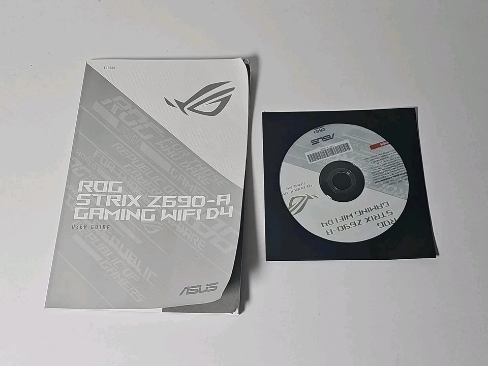  ASUS Rog Strix Z690-A Gaming Wifi D4 User Guide & Software CD - Image 1 of 1