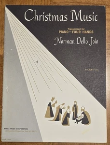 Christmas Music 4 Hand Piano Duets Sheetmusic Book 7 Songs - Picture 1 of 4