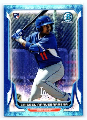 2014 Bowman Chrome Bubbles Refractor #3 Erisbel Arruebarrena #'d/99 Rookie Card - Image 1 of 3
