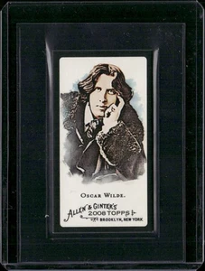 2008 Topps Allen & Ginter #276 Oscar Wilde Mini bordo nero - Foto 1 di 2