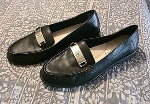 Anne Klein Naddie Loafers Black Size 9.5M EUC - Picture 1 of 5