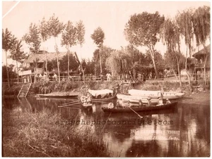 Argentina.Argentine. Isla Carapachay en tigre.Photo Albuminée Samuel Boote 1880. - Imagen 1 de 3