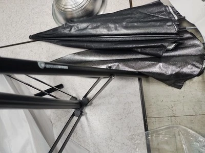 4 Paraguas Reflector Estudio Fotográfico Flash Luz Blanco y Plateado Con Soportes Foto 1 de 4