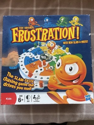 FRUSTRATION Board Game by Hasbro MB Slam-O-Matic Slam-Tastic 2011 ~ Complete - Image 1 of 4