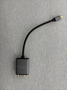 KabelDirekt Mini DisplayPort to VGA Adapter – High Quality, MacBook/iMac Compati - Picture 1 of 12