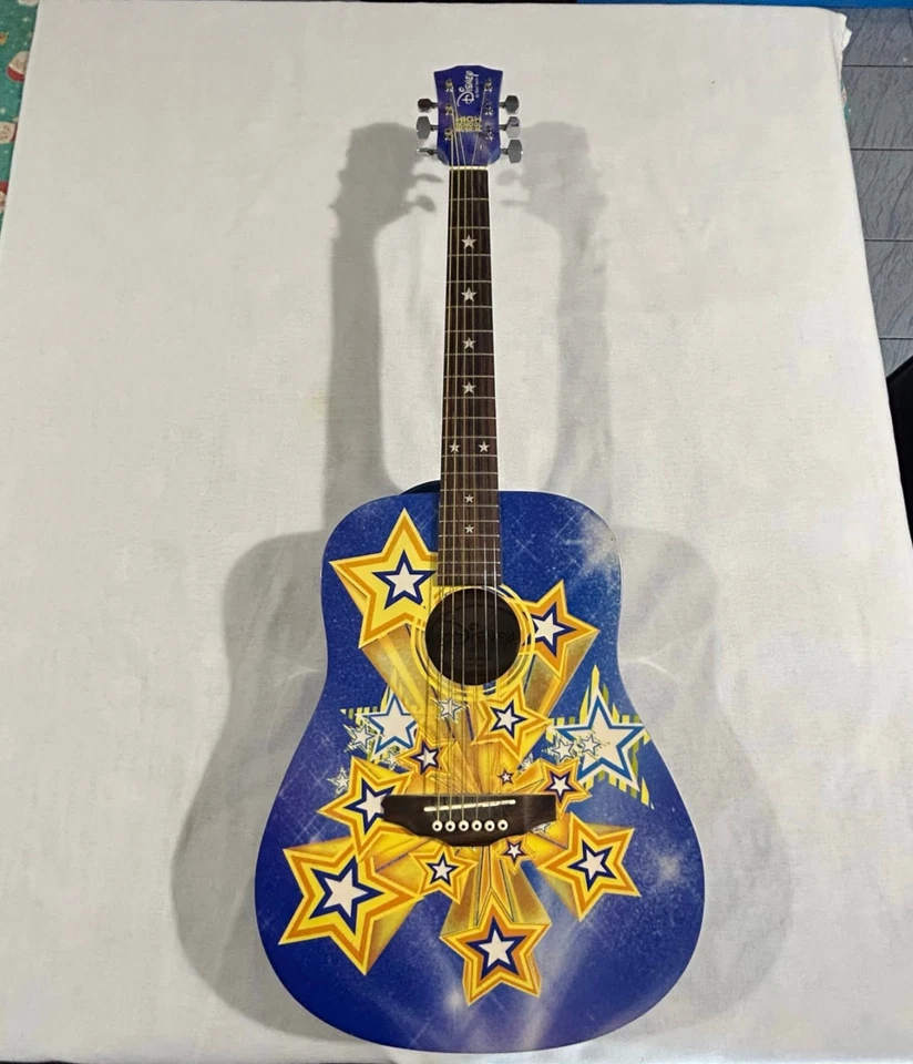 High School Musical Acoustic Guitar by Washburn Disney with Strap - image 1 of 4