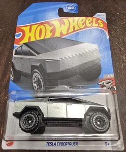 Hot Wheels 2024 Tesla Cybertruck ZAMAC HW Rolling Metal #4/5 *NEW* - Picture 1 of 4