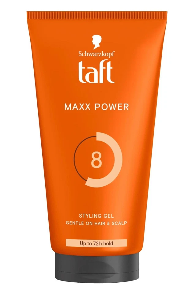 Gel de peinado taft Maxx Power - Nivel de retención #8 - 150 ml/5 oz - ENVÍO GRATUITO Foto 1 de 1