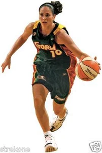 SUE BIRD OLYMPICS UCONN Huskies WNBA SEATTLE Storm - Window Cling Decal Sticker - Picture 1 of 1