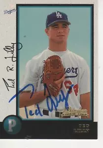 TED LI9LLY 1998 FIRMADO BOWMAN #183 - LOS ANGELES DODGERS - Imagen 1 de 1