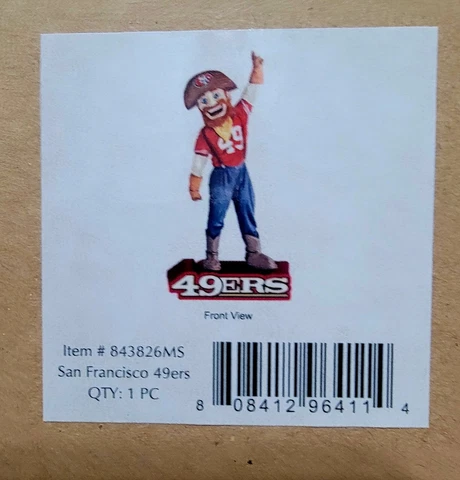 San Francisco 49ers "Sourdough Sam" Official Mascot Garden Statue Cover