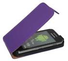 Handyhülle Flip Case Hülle Tasche Schutzhülle für Samsung Galaxy Ace S5830i Lila