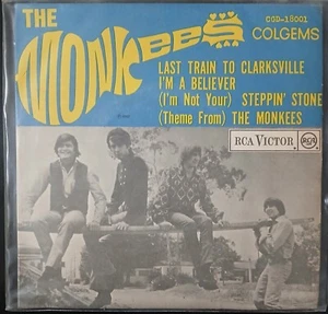 The Monkees – Last Train To Clarksville - Original 7". Brazil EX. RARE!! - Picture 1 of 4
