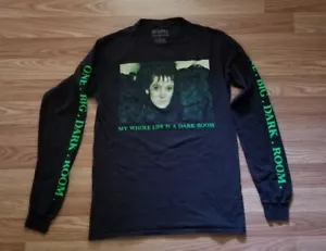Beetlejuice My Whole Life Is A Dark Room Black Long Sleeve T-Shirt Small - Picture 1 of 6