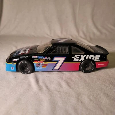 NASCAR #7 GEOFF BODINE 1992 BATERÍAS EXIDE ESCALA 1/24 CARRERAS CAMPEONES DIECAST Foto 1 de 4