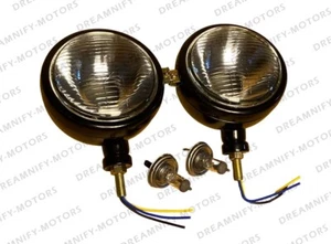 Fits For Massey Ferguson New Head Lamp For Tractor Set RH & LH Black - Picture 1 of 18