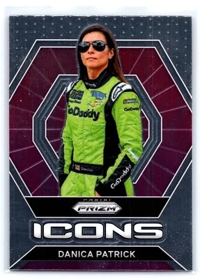 2022 PANINI PRIZM NASCAR RACING BASE ICONS DANICA PATRICK - Image 1 of 2