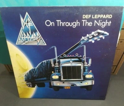 Def Leppard On Through The Night Mercury 1980 LP Vinyl Record SRM-1 3828 *VG++* - Image 1 of 3
