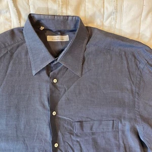 Ermenegildo Zegna Hemd Herren 42-16,5 Grau Freizeit Knopfleiste Langarm - Bild 1 von 13