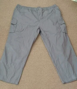 Haband Casual Joe Slacks Men's Grey Regular Fit Pants Size 54/M - Picture 1 of 4