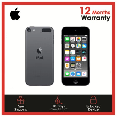 New Apple iPod Touch 6th Generation Space Grey 16GB 32GB 64GB 128GB -Sealed - Image 1 of 4