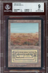 MINT BGS 9 Alpha Scrubland ~ QUAD+ 9.5 ~ Vintage MTG/Magic!!! - Picture 1 of 2