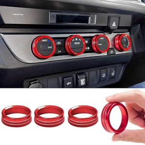 Interruptor de aire acondicionado de temperatura 4x4 perilla de CD de audio cubierta de perilla de botón interior - Imagen 1 de 7