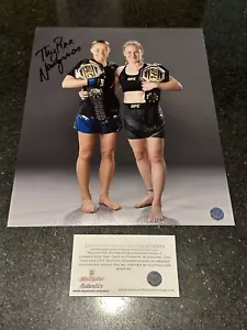 Thug Rose Namajunas Signed 8x10 Photo - UFC Champion - Picture 1 of 1