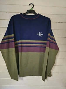 CALVIN KLEIN Jeans Mens Size Large  CK Jumper / Sweatshirt Pullover  - Picture 1 of 6