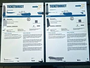 Rammstein 2 Tickets 04.07.22 Nijmegen