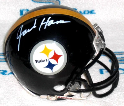JACK HAM SIGNED PITTSBURGH STEELERS MINI HELMET - Penn State - J.S.A. Cert - Image 1 of 4