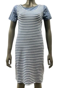 Damen Kleid Shirtkleid Sommerkleid 2er-SET JOHN BANER blau NEU Größe XS M - Picture 1 of 2