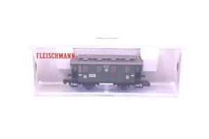 Juego de 2 vagones de pasajeros Fleischmann 8051 K 049033 DRG 3 KL. EP II Verde Escala N - Imagen 1 de 6