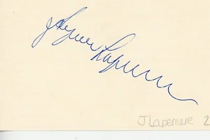 NHL Hockey Great - Jacques Laperriere of the Montreal Canadians & his autograph - Picture 1 of 1