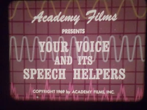 16 mm Your Voice and Its Speech Helpers 1969 Faded Color 800' - Imagen 1 de 7