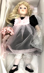 Pauline’s Limited Edition Dolls 18" Porcelain Doll Gwyneth 239/950 New COA & Box - Picture 1 of 6