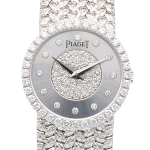 PIAGET Tradition Watches 9706D2 K18 white gold Diamond overhauled used - Picture 1 of 9