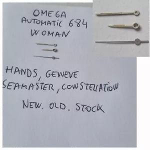 Omega Hands,automatic 684,woman,agujas Omega,lancette Omega 684,aiguilles Omega. - Imagen 1 de 7