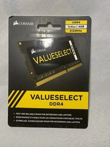 CORSAIR VALUE SELECT 4GB DDR4 2133MHZ. NEW IN SEALED PACKAGE - Picture 1 of 6