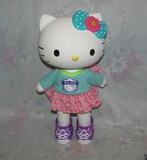 2013 Blip Sanrio Hello Kitty 13" Doll Toy - Hard Plastic - Sneakers, Sweater