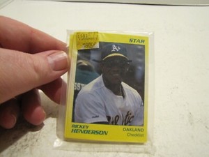 1991 STAR CARD CO RICKEY HENDERSON SEALED SET #'S 1-11 CARDS NRMT