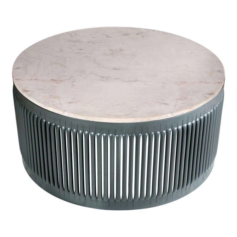 Современный металлический журнальный столик Moe's Home Collection Nelson серый - Изображение 1 из 4