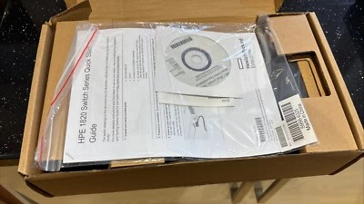 HP 1820-8G J9979A Gigabit Managed Switch with Rack Ears & PSU ( new - boxed) - Image 1 of 2