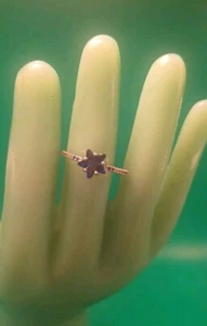 Lapiz Colored Fine Silvertoned Ring Size 10 - Picture 1 of 15