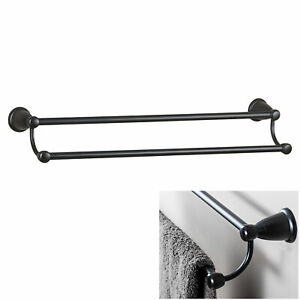 East Bay 24" Double Towel Bar Holder Rack Bath Hardware, Oil Rubbed Bronze