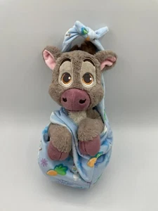 Disney Babies Parks Frozen Baby SVEN Plush - 12" Carrots Blue Blanket Reindeer - Picture 1 of 7
