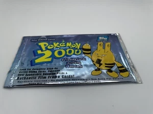 Topps Pokemon 2000 The Movie Empty Booster Pack Elekid #PT82 - Picture 1 of 3