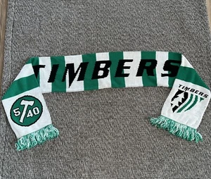 Ultra Rare PORTLAND TIMBERS Timbers Scarf Vintage Rare Green Pre-MLS 5/40 Gold - Picture 1 of 6