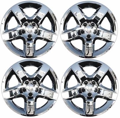 NEW 2007-2010 SATURN AURA 17" 5-spoke CHROME Hubcap Wheelcover SET of 4 - Image 1 of 2